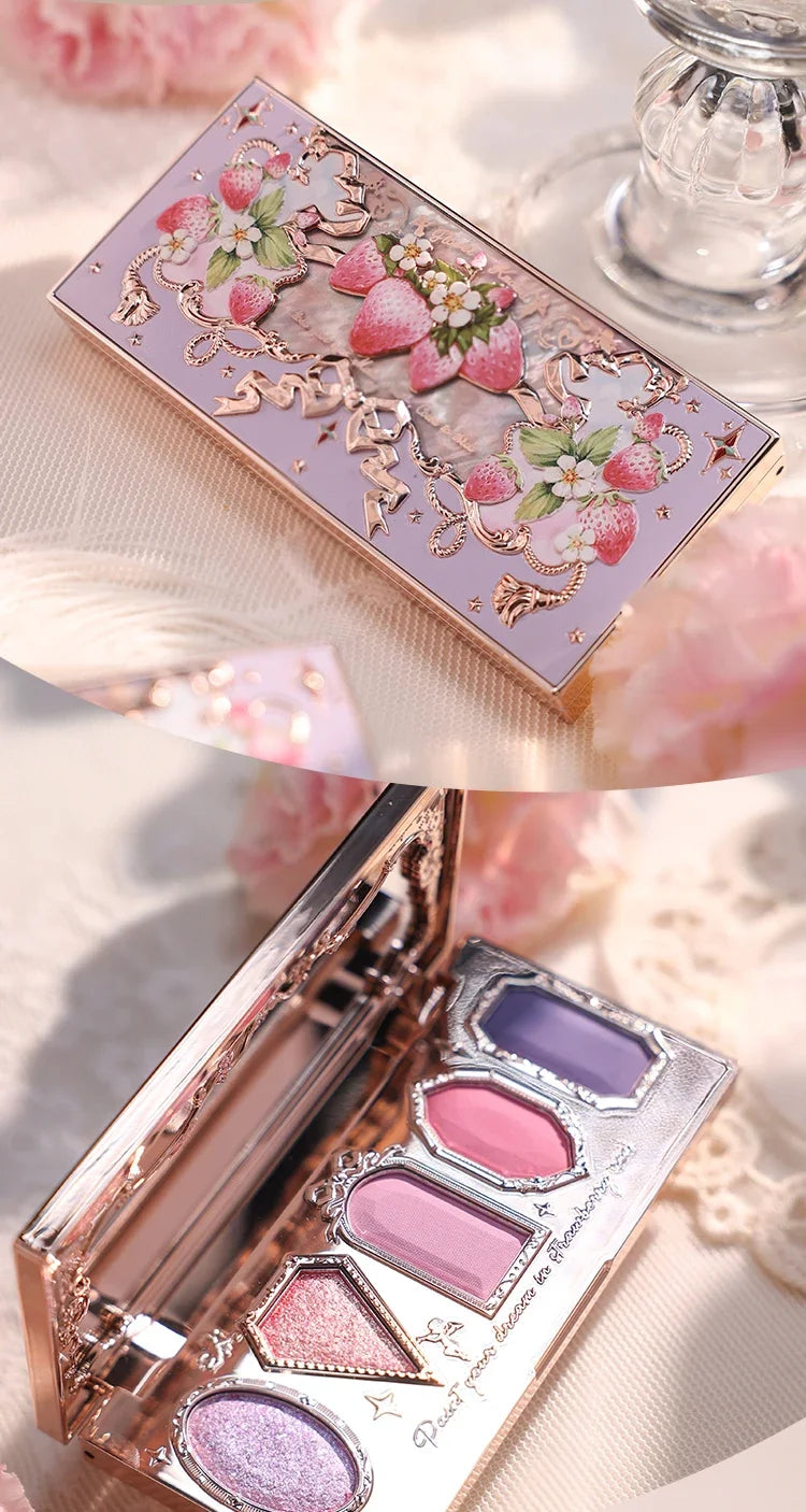 Five-Color Strawberry Eyeshadow Palette - 14