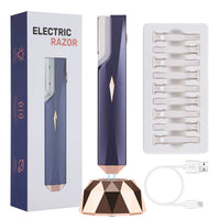Sonic Rechargeable Facial Dermaplane Razor for Smooth Skin