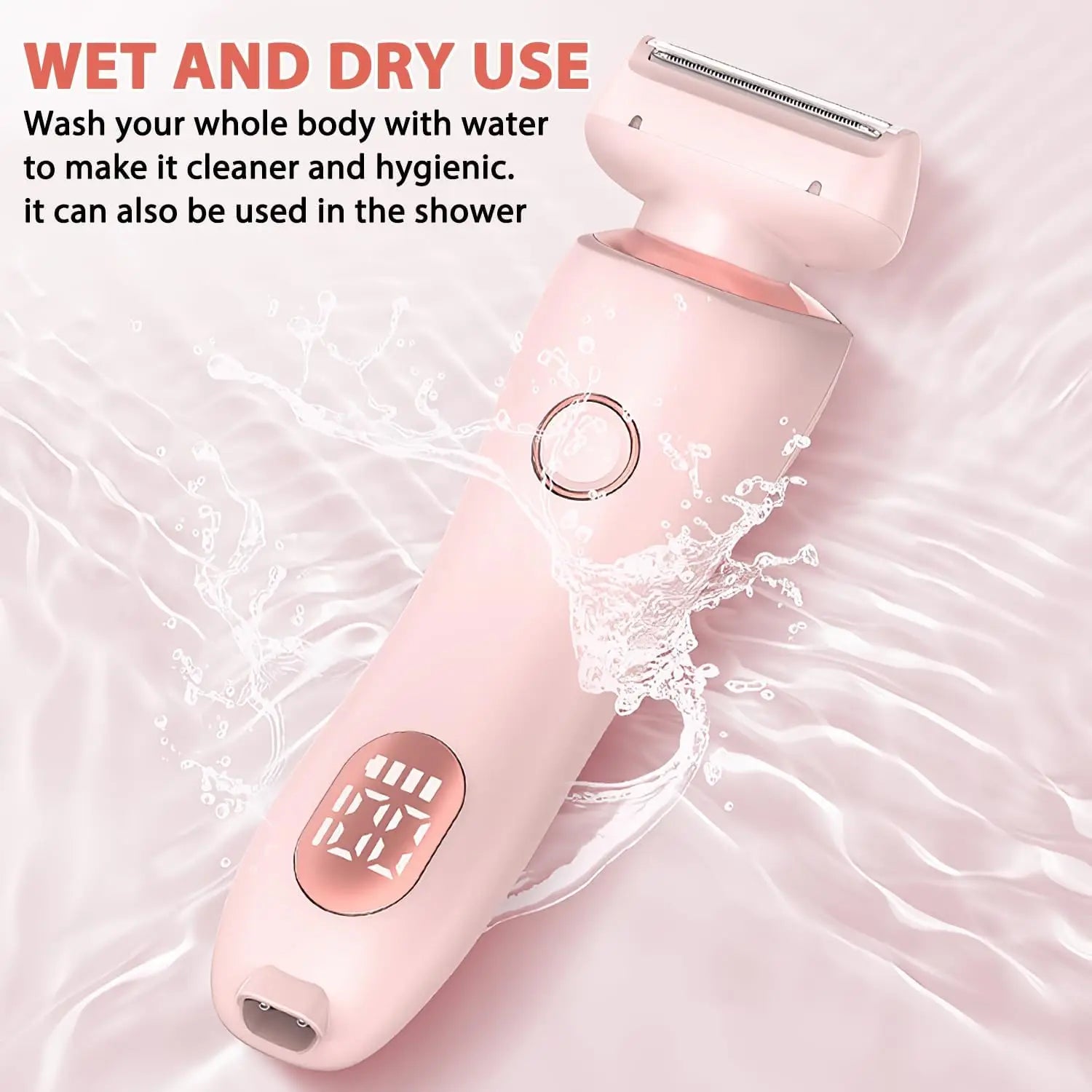 2-in-1 Painless Electric Body and Facial Hair Remover - 5