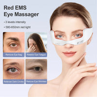 EMS Red Light Eye Massager for Fatigue and Dark Circles