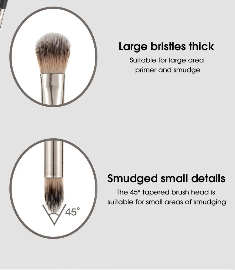 Double-Ended Precision Eyeshadow Blending Brush - 9