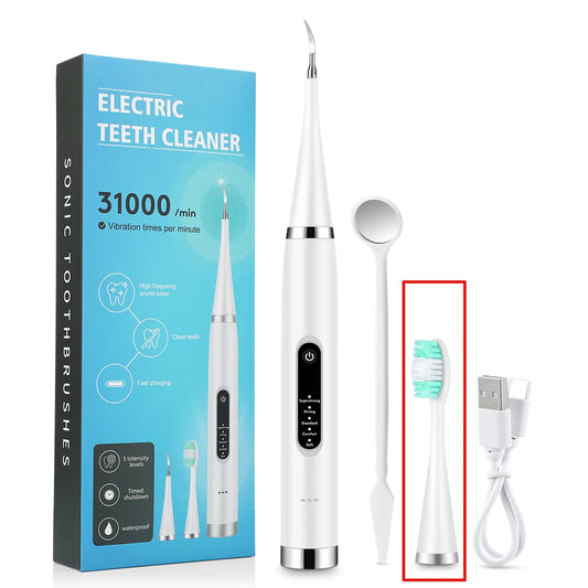 10-Pack Replacement Brush Heads for Ultrasonic Electric Toothbrushes