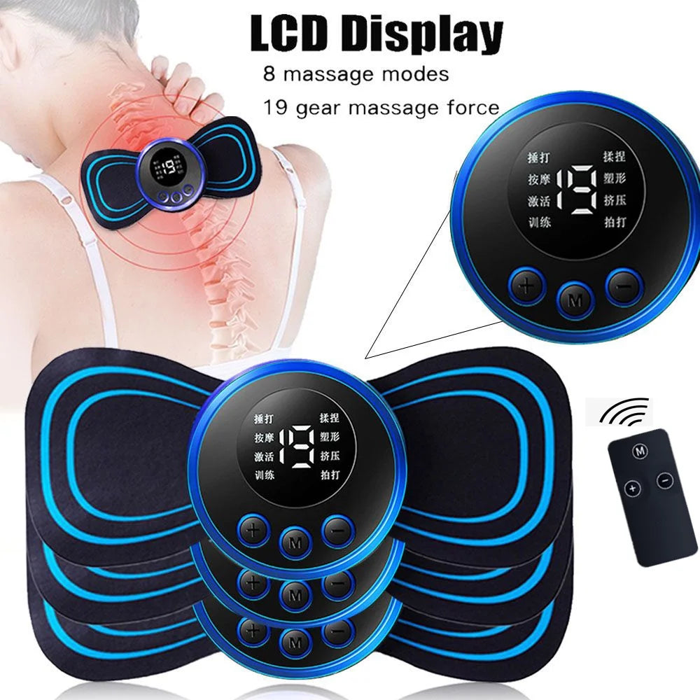 Electric Pulse Neck and Body Muscle Relief Massager