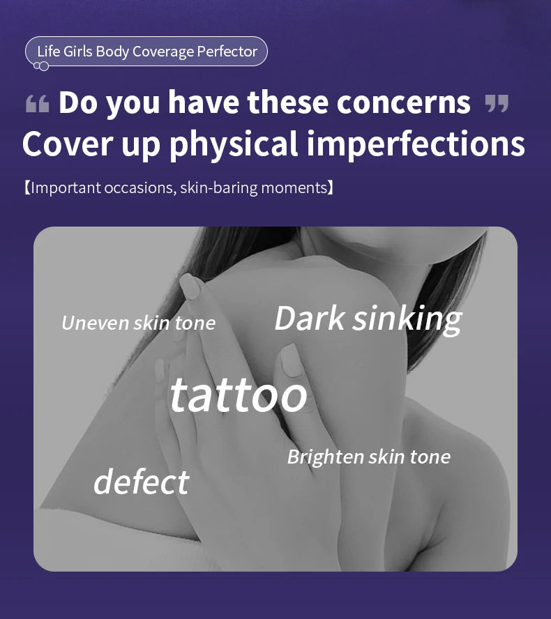 Full Coverage Body Concealer for Tattoos and Blemishes - 8