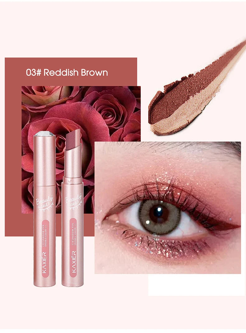 Waterproof Dual-Color Gradient Eyeshadow Stick - 15