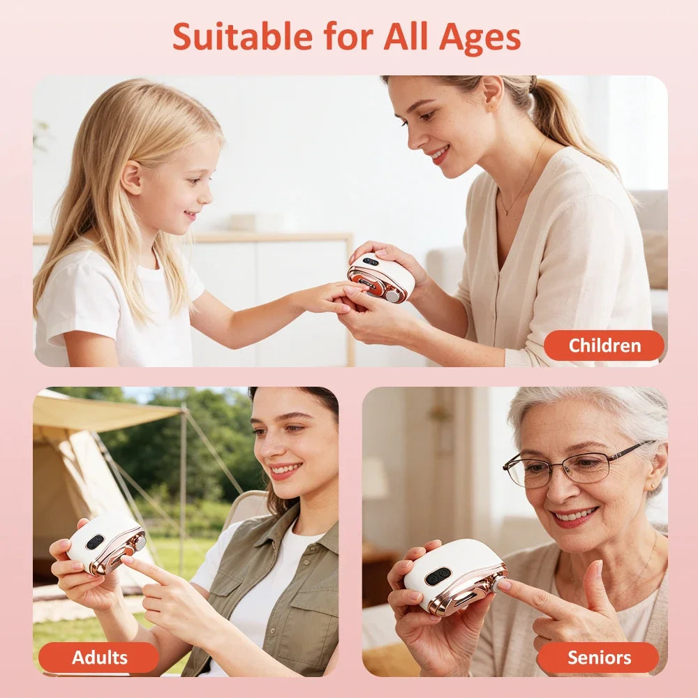 Electric Automatic Nail Clipper and Trimmer with LED Light - 6