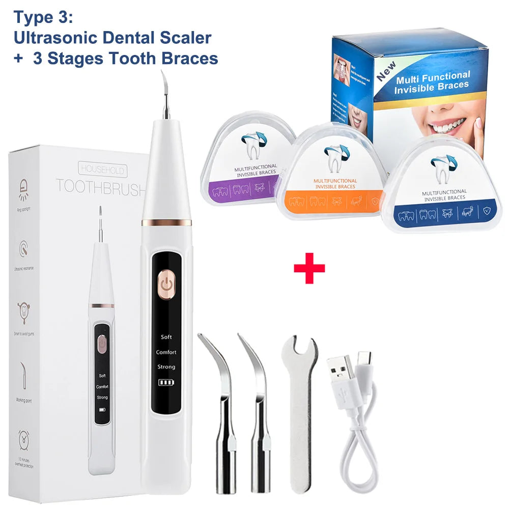 Complete Ultrasonic Dental Care & Teeth Whitening System - 25