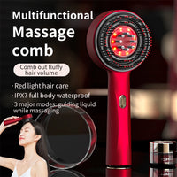 Electric Red Light Scalp Massager and Hair Growth Comb