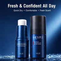 Portable Men’s Solid Cologne and Body Lotion Fragrance Set