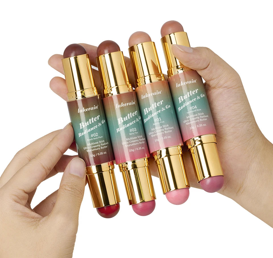 2-in-1 Dual-Ended Bronzer and Blush Makeup Stick - 20
