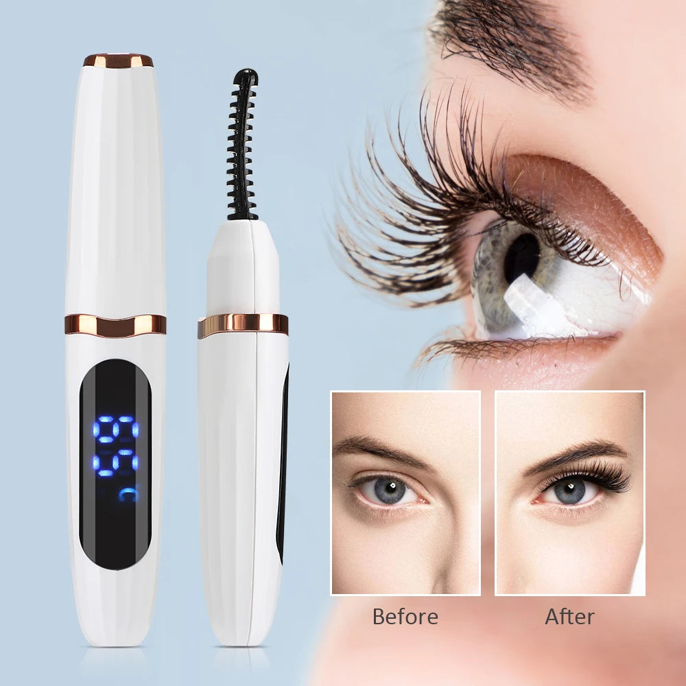 Electric Heated Eyelash Curler for Long-Lasting Natural Lift - 8