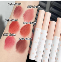 Matte Velvet Lip Clay Set for Long-Lasting Waterproof Wear