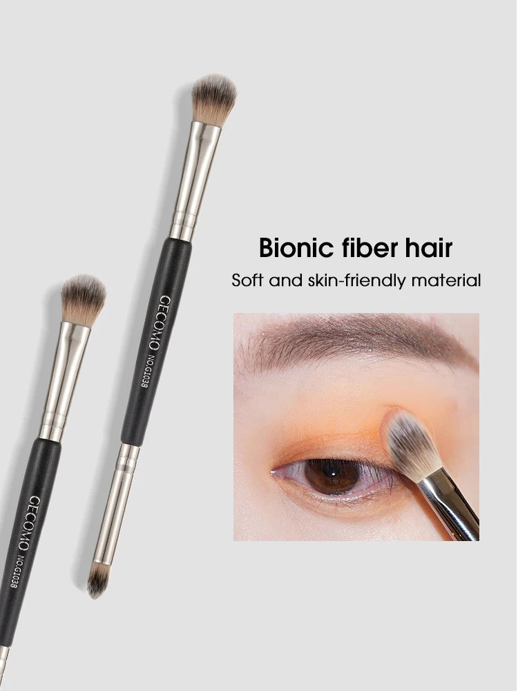 Double-Ended Precision Eyeshadow Blending Brush
