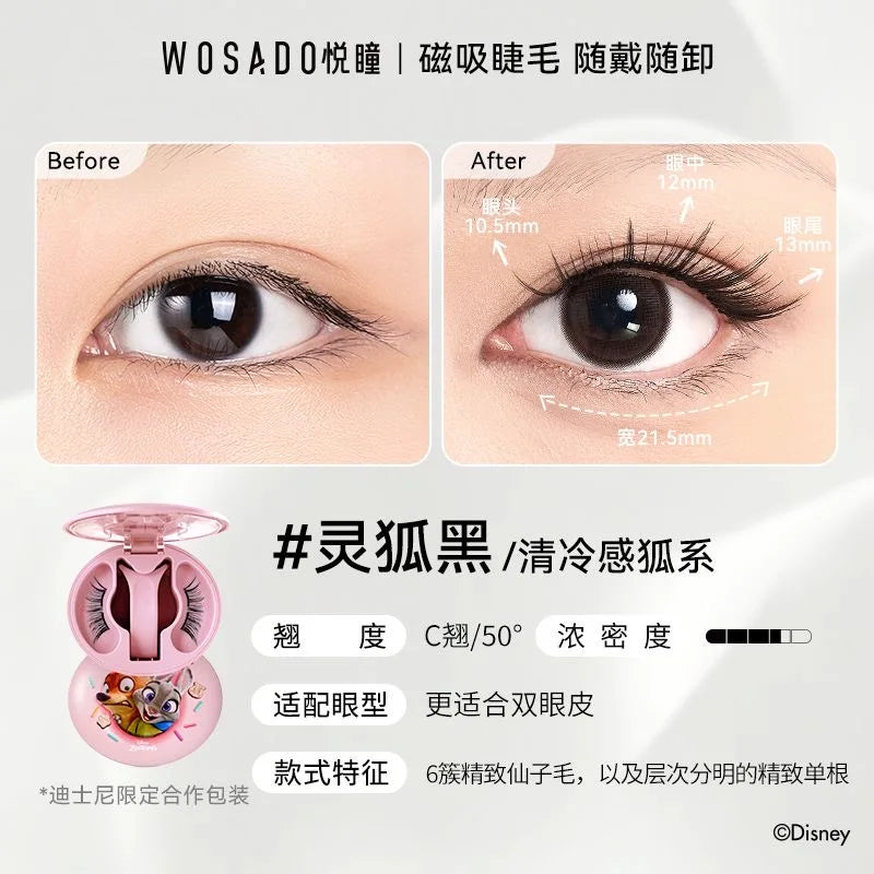 Magnetic Reusable False Eyelashes with Applicator Tool - 31