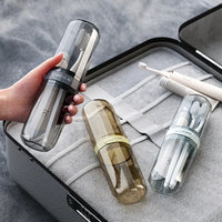 Portable Toothbrush and Toothpaste Travel Case