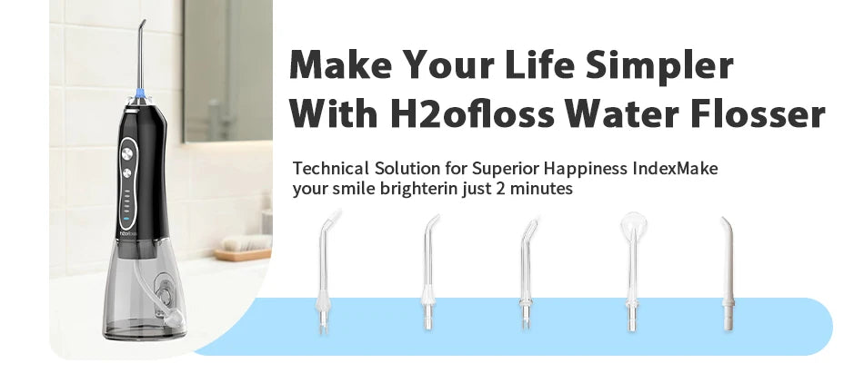 Portable Cordless Water Flosser for Deep Teeth Cleaning - 7