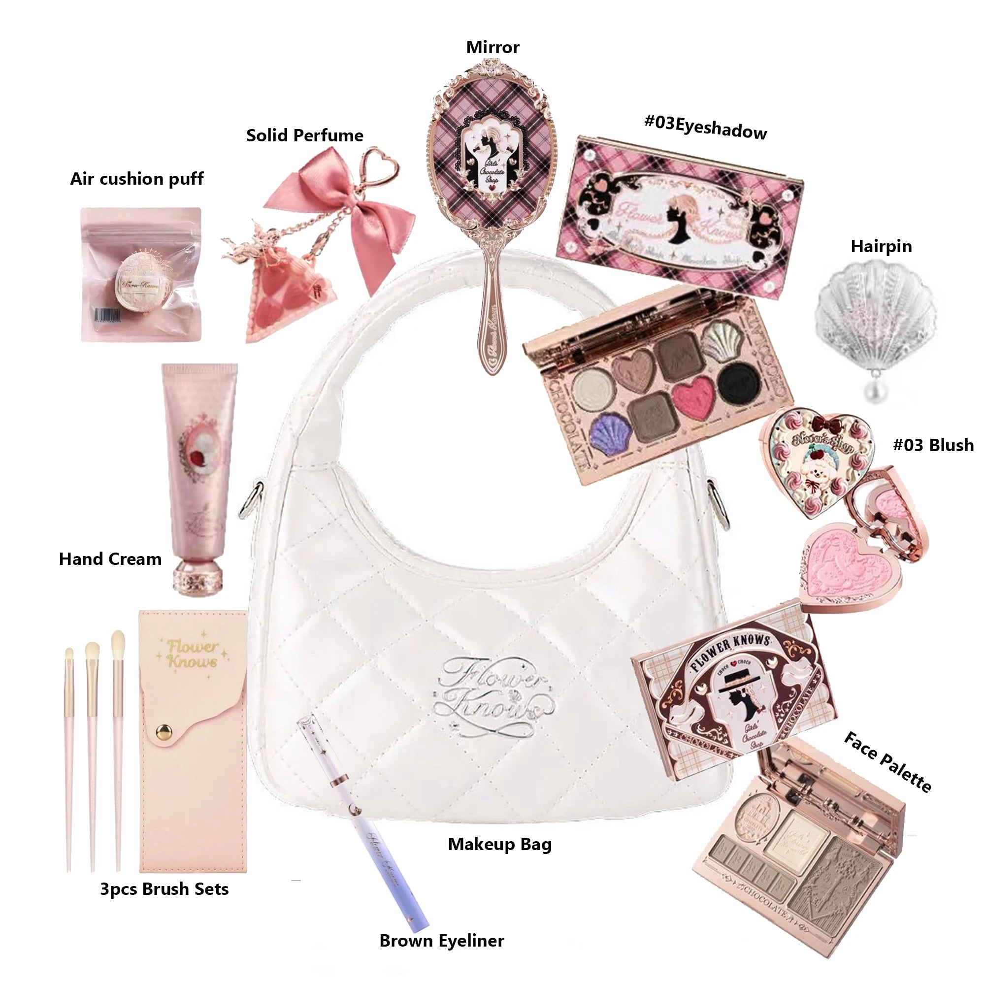 Complete Fairy-Themed Professional Makeup Collection Kit - 64
