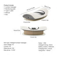 Electric Lumbar Traction Massager with Airbag Support