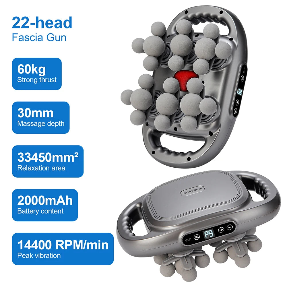 42-Head Electric Muscle Recovery Massage Gun - 57
