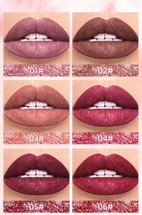 Shimmer Diamond Liquid Lipstick for Long-Lasting Waterproof Shine