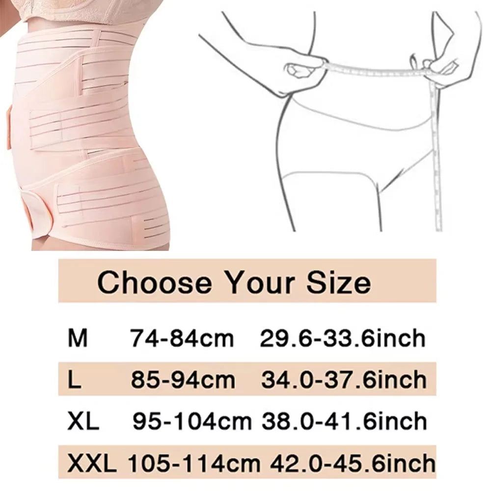 3-in-1 Postpartum Recovery Belly and Pelvis Support Wrap - 2