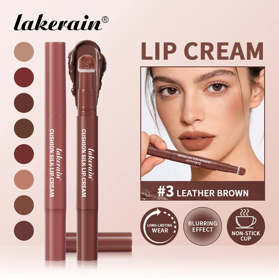 2-in-1 Cushion Lip Cream and Blurring Cheek Blush - 7