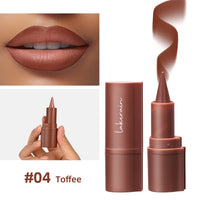 2-in-1 Waterproof Matte Lip Liner and Lipstick Crayon