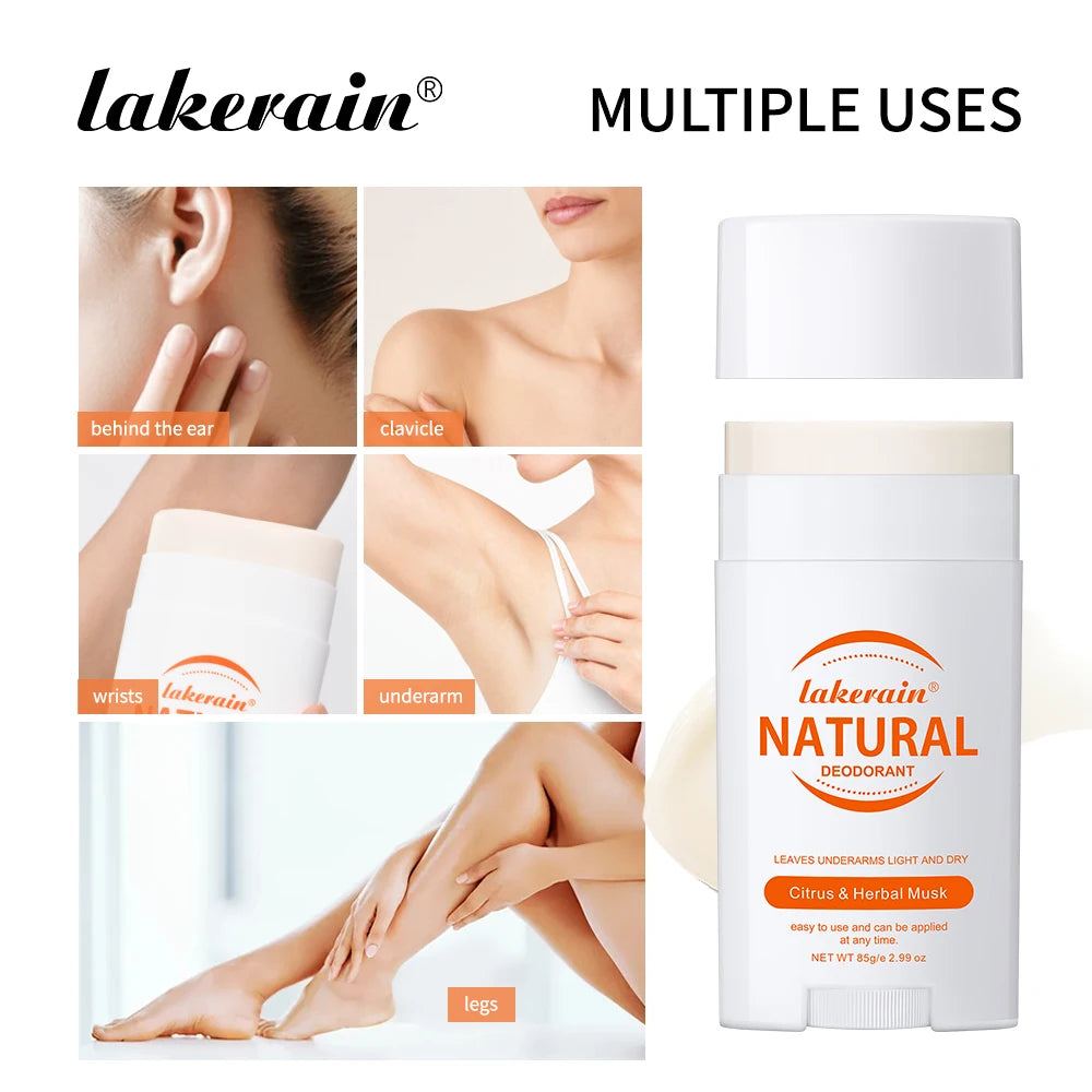 Long-Lasting Natural Solid Deodorant Stick for Fresh Underarms - 6