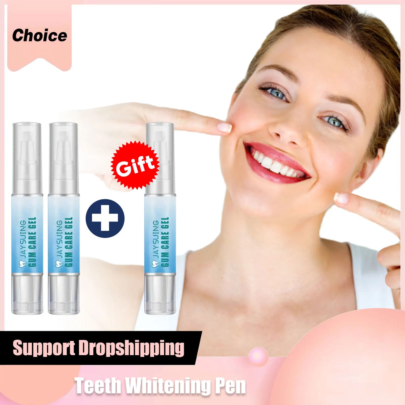 Instant Teeth Whitening Pen for Bright Smiles - 1