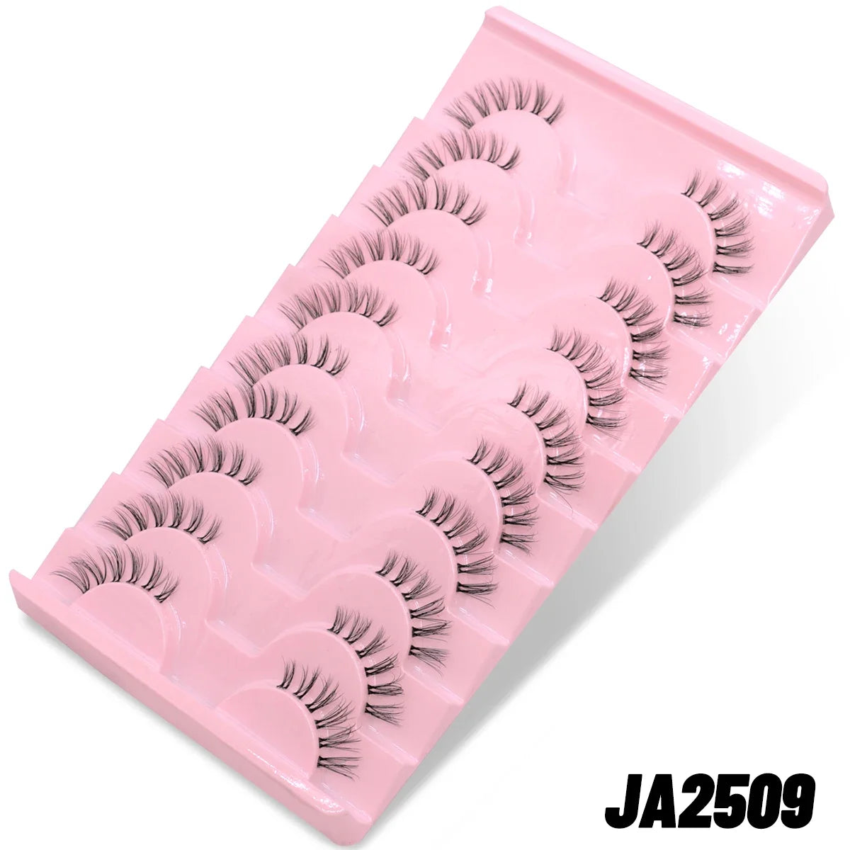 Natural Cat Eye Half Lashes with Invisible Band - 21