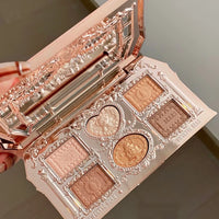 6-Color Matte and Shimmer Eyeshadow Palette