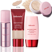 4-Piece Long-Lasting Waterproof Makeup Base and Setting Set