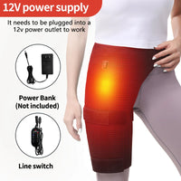 Heated Hip and Thigh Support Brace for Pain Relief