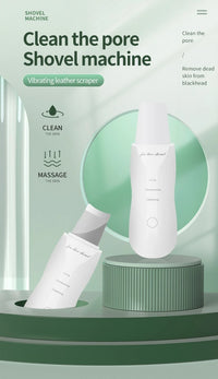 Ultrasonic Facial Skin Scrubber and Pore Cleaner