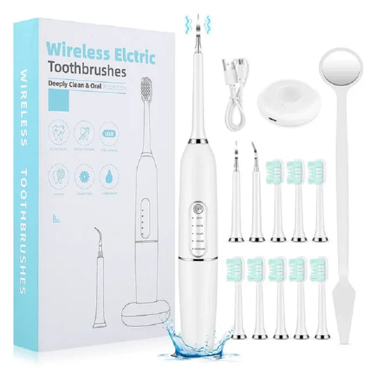 Portable Sonic Teeth Tartar Remover and Whitening Tool