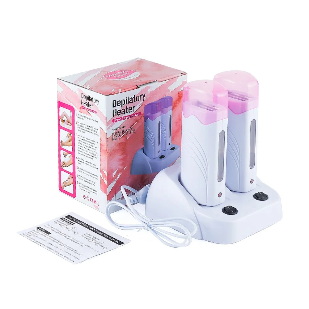 Dual Electric Roll-On Wax Heater for Hair Removal - 23
