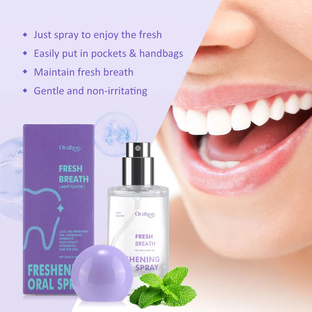 Refreshing Mint Oral Breath Spray for Instant Freshness - 8
