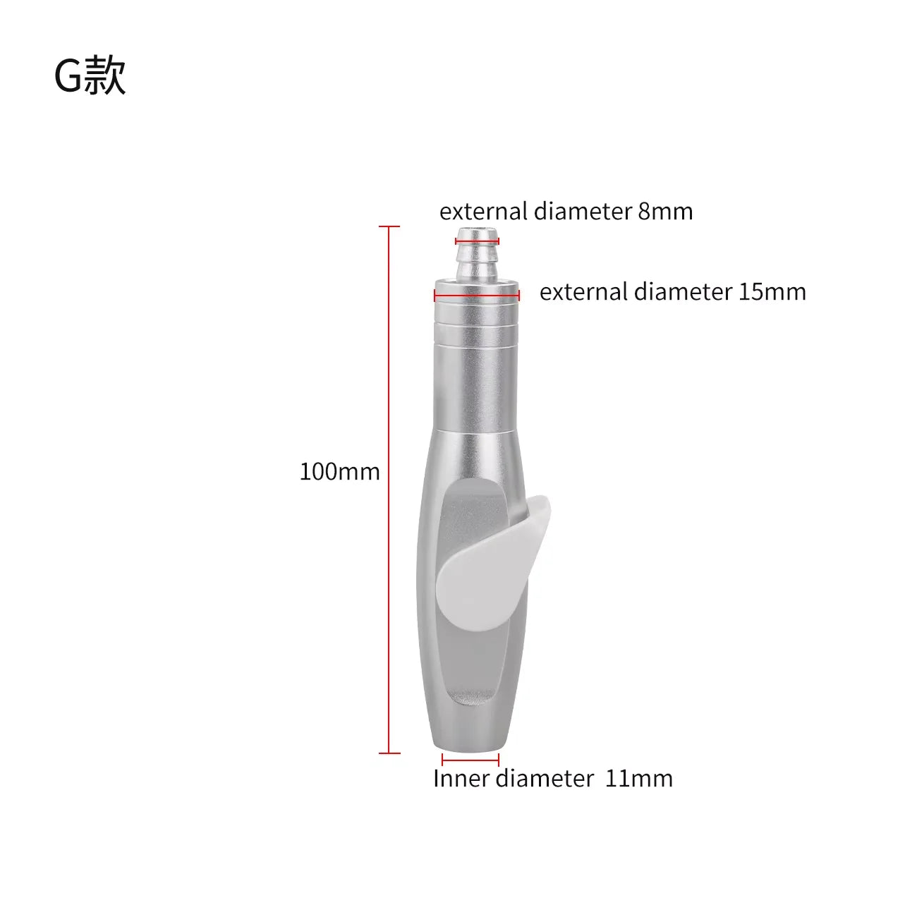 Dental Saliva Ejector Suction Handle Set - 6