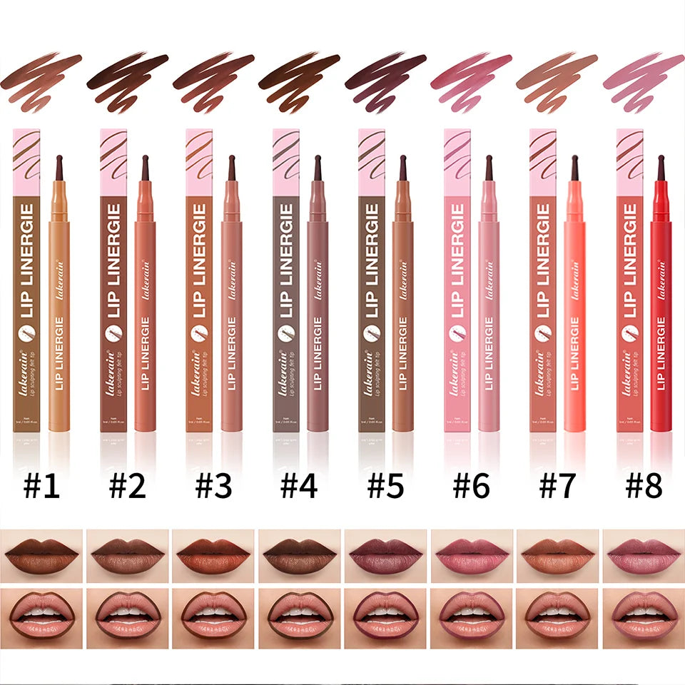 Long-Lasting Waterproof Felt-Tip Lip Liner Stain - 9