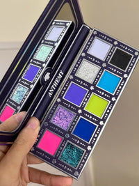 10-Color Waterproof Shimmer Eyeshadow Palette