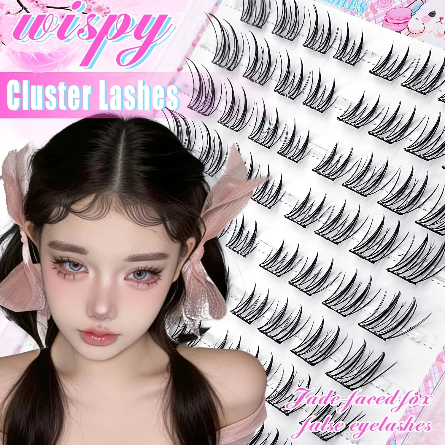 Reusable Glue-Free Cluster Lashes for Natural Daily Look - 6
