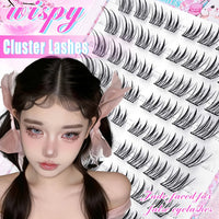 Reusable Glue-Free Cluster Lashes for Natural Daily Look