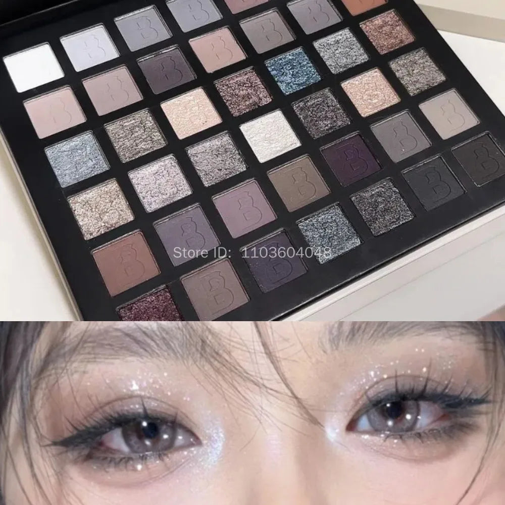 42-Color Professional Smoked Eyeshadow Palette - 5