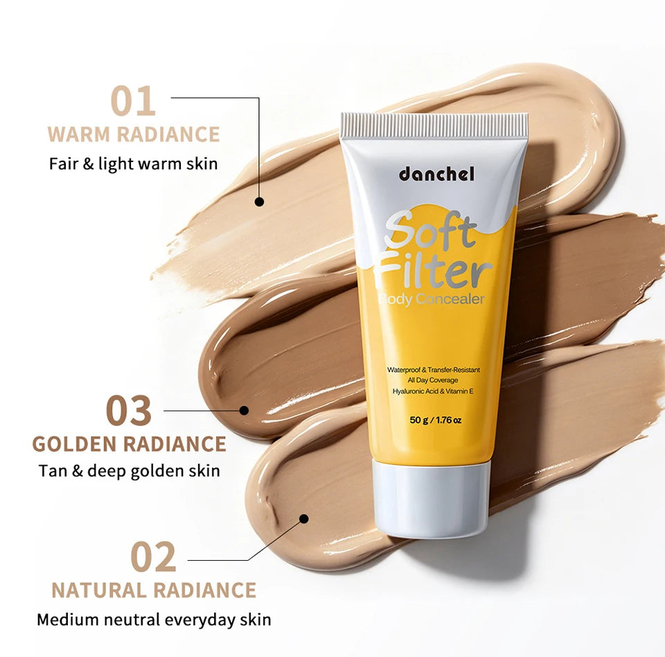 Waterproof Full Coverage Body Concealer for Scars and Tattoos - 14