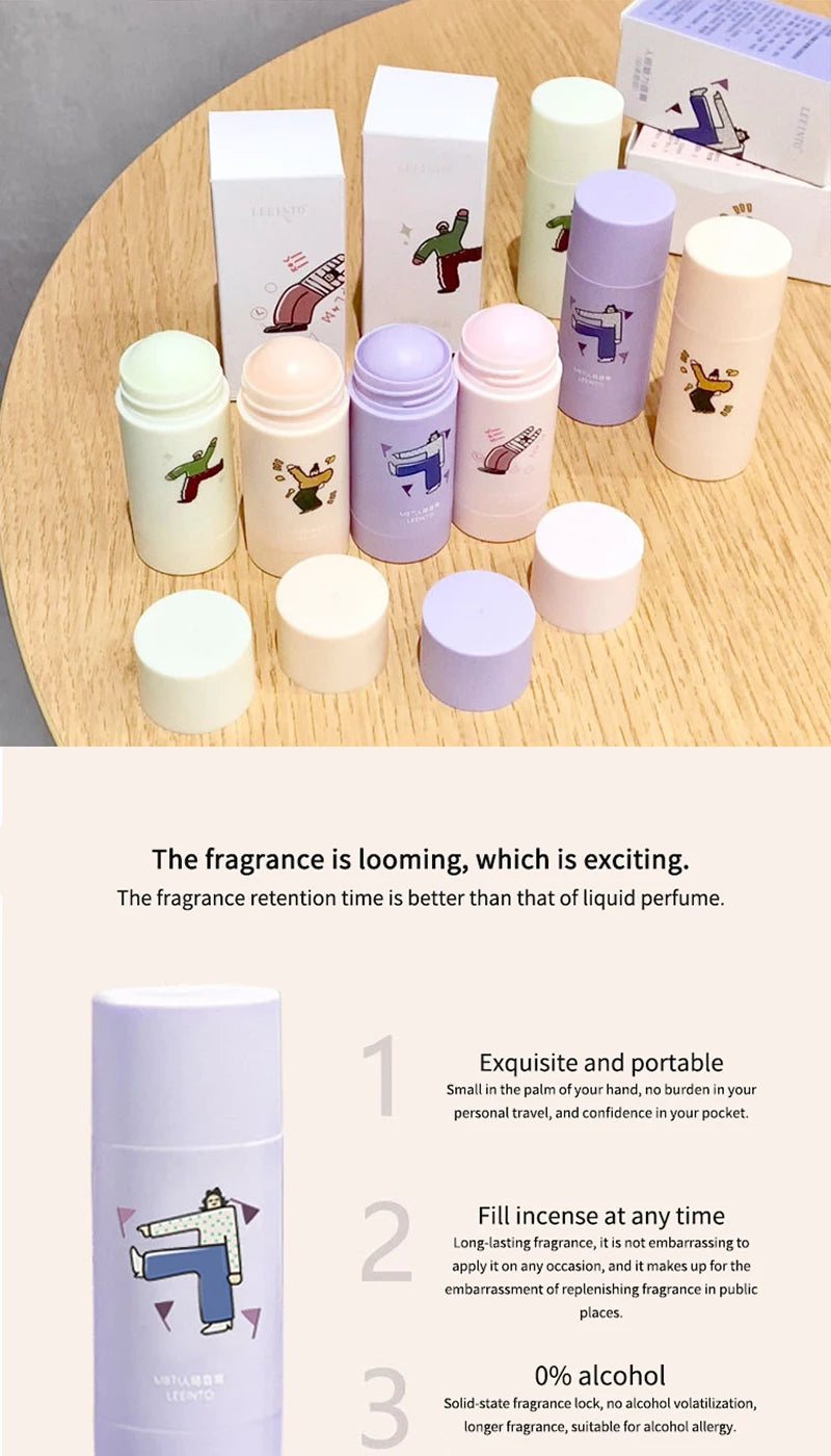 Portable Long-Lasting Solid Fragrance Stick - 7