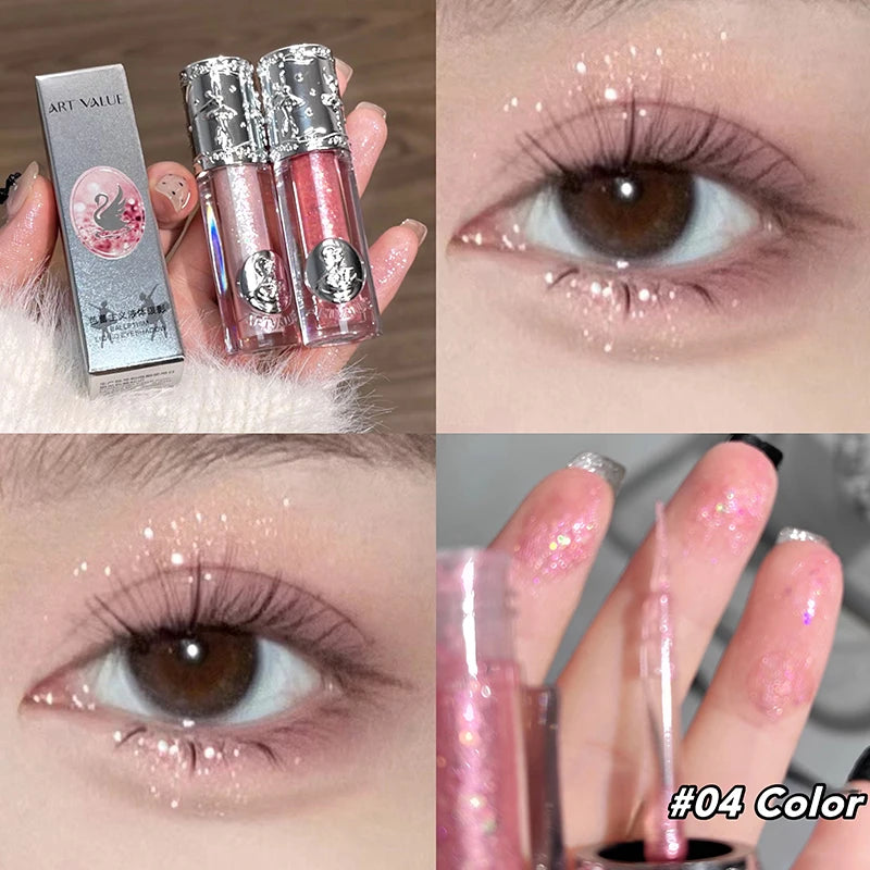Pearlescent Liquid Glitter Eyeshadow for Radiant Sparkle - 27