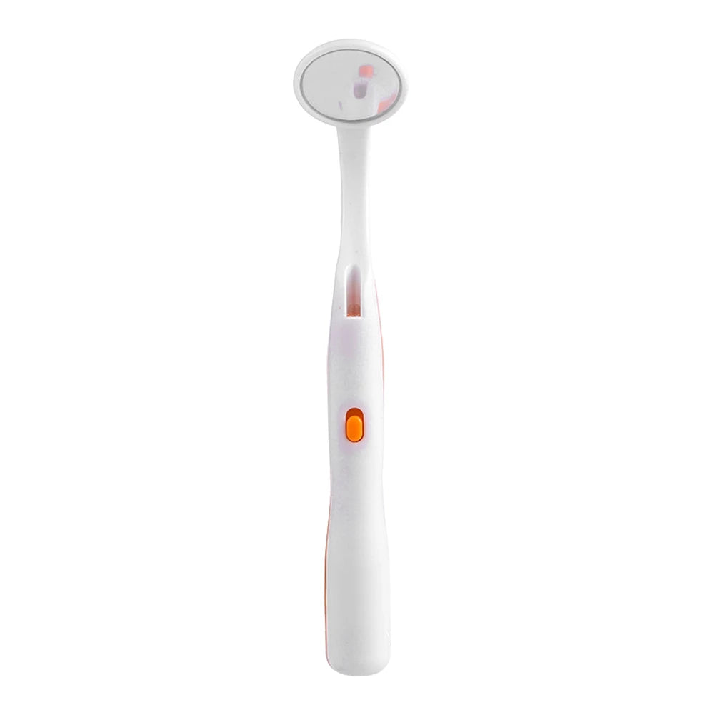 LED Illuminated Oral Dental Inspection Mirror for Teeth Cleaning - 11