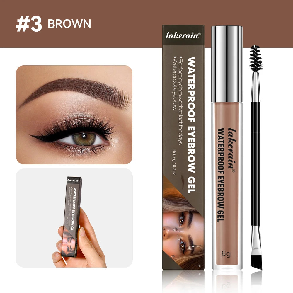 Waterproof Long-Lasting Eyebrow Tint Gel Set - 22