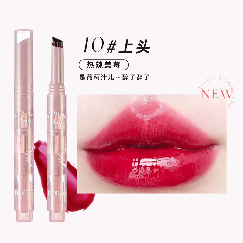 Mirror Shine Heart Shape Moisturizing Lipstick Pencil - 39