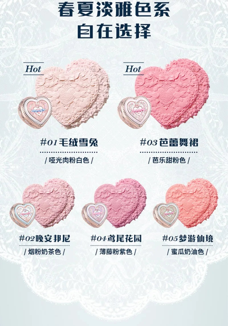 Matte Finish Rose Garden Blush Powder for Natural Cheek Contouring - 14